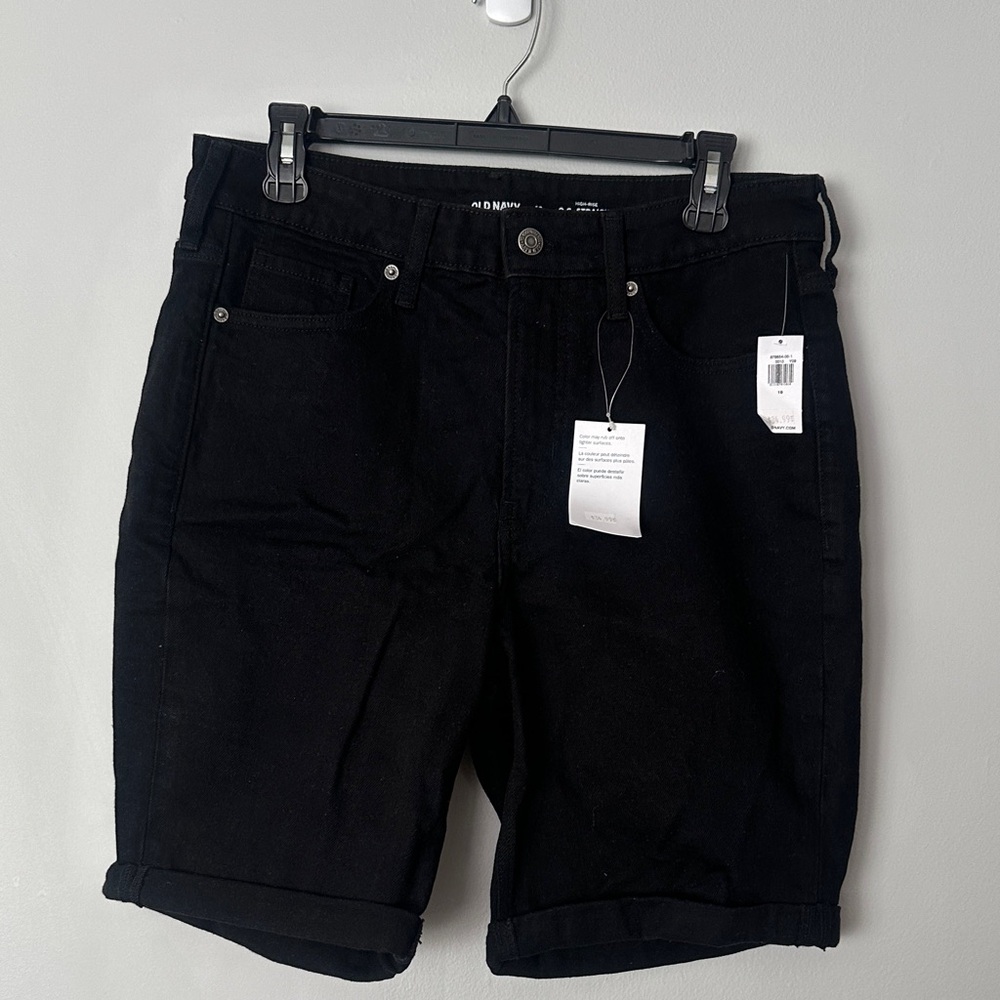 Old Navy Women's Black Jean Shorts
